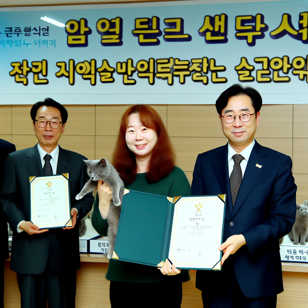 “청주시, 동물 사랑으로 대한민국 동물복지대상 우수상 받아”