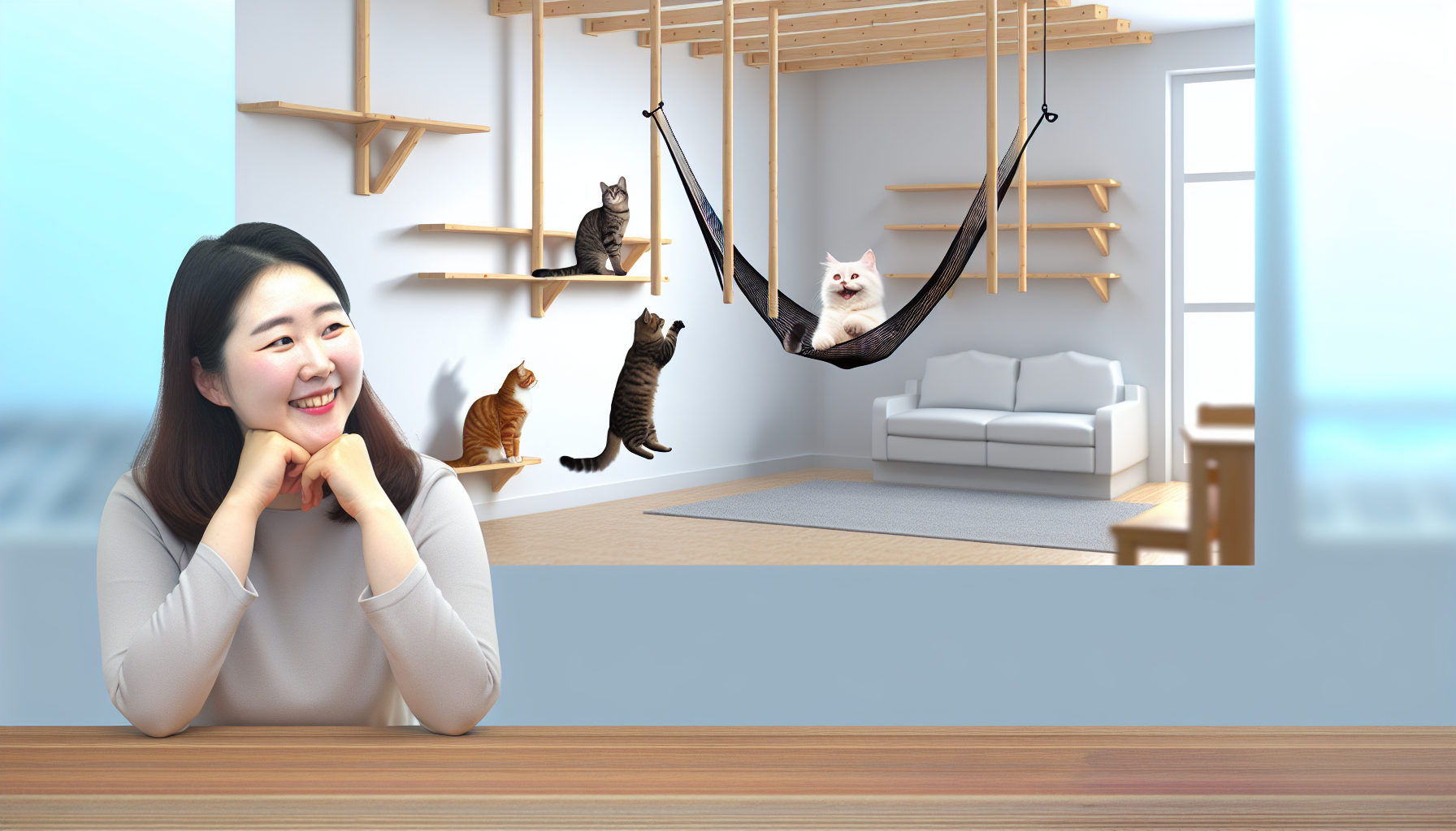 고양이를 위한 다양한 공간 활용으로 행복한 집 만들기