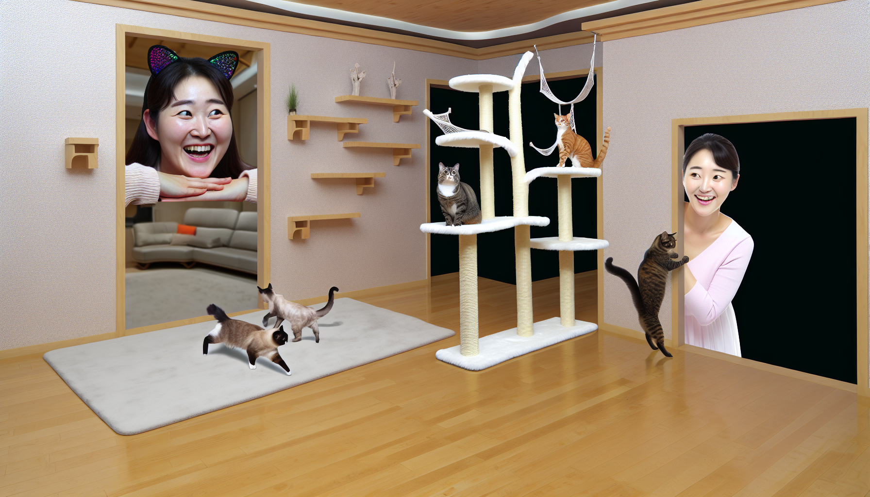 고양이의 스트레스를 줄이는 캣워커 활용법