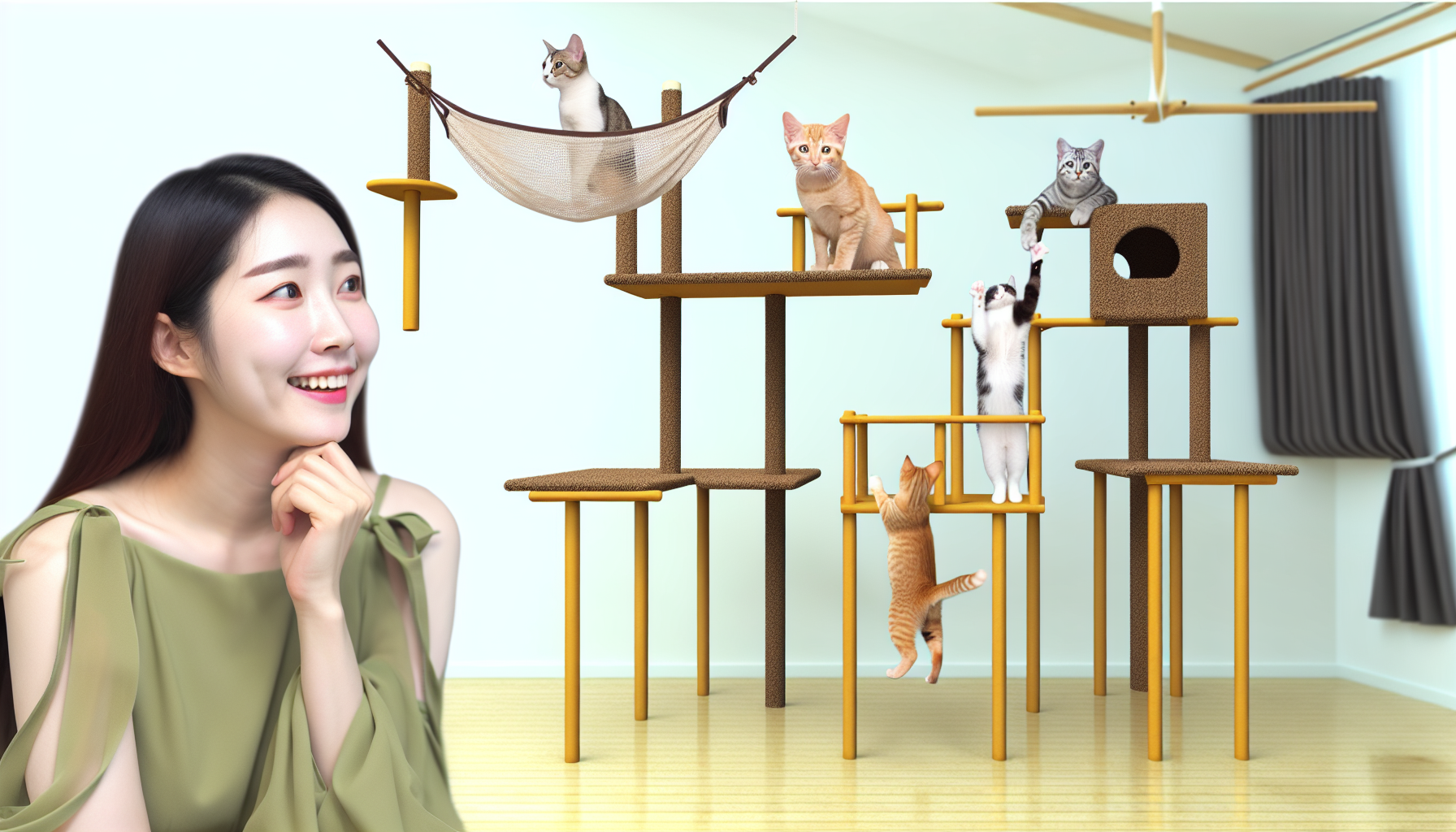 캣워커로 고양이의 활동 공간을 넓혀주세요